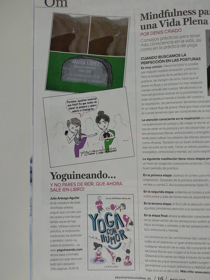 yoga journal yoguineando